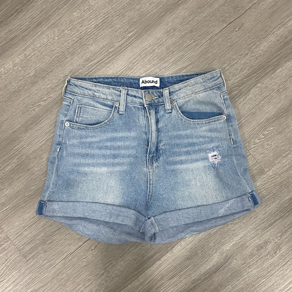 Denim shorts